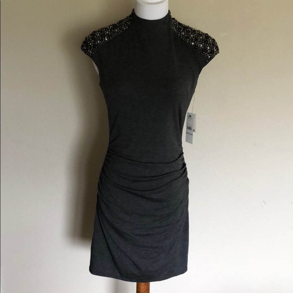 LAUNDRY gray dress with tags